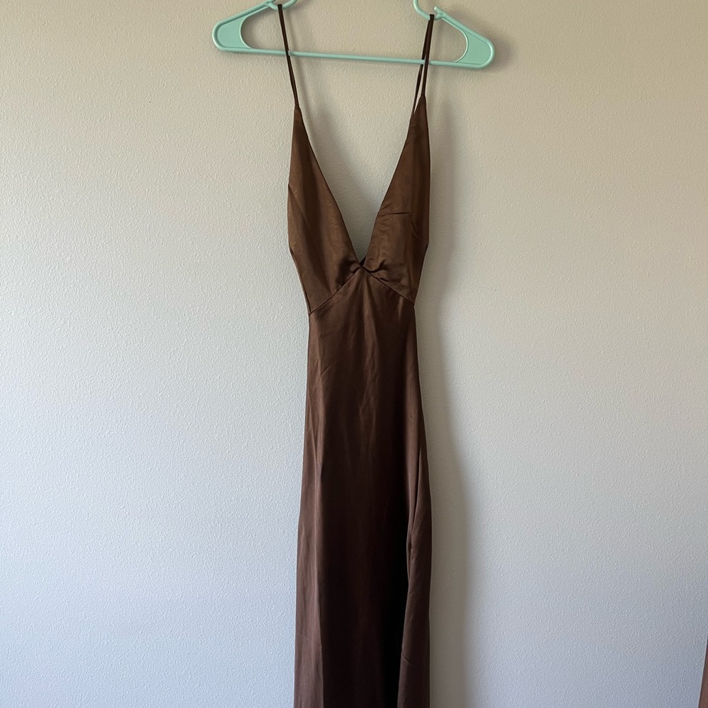 Maxi Brown Women's Dress